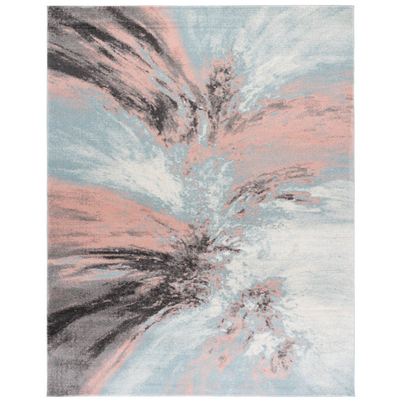 Donnovan Performance Abstract Rug, Rectangle 8' x 10'