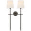 Thomas O'Brien Bryant Large Double Tail Sconce-44746426-89092950