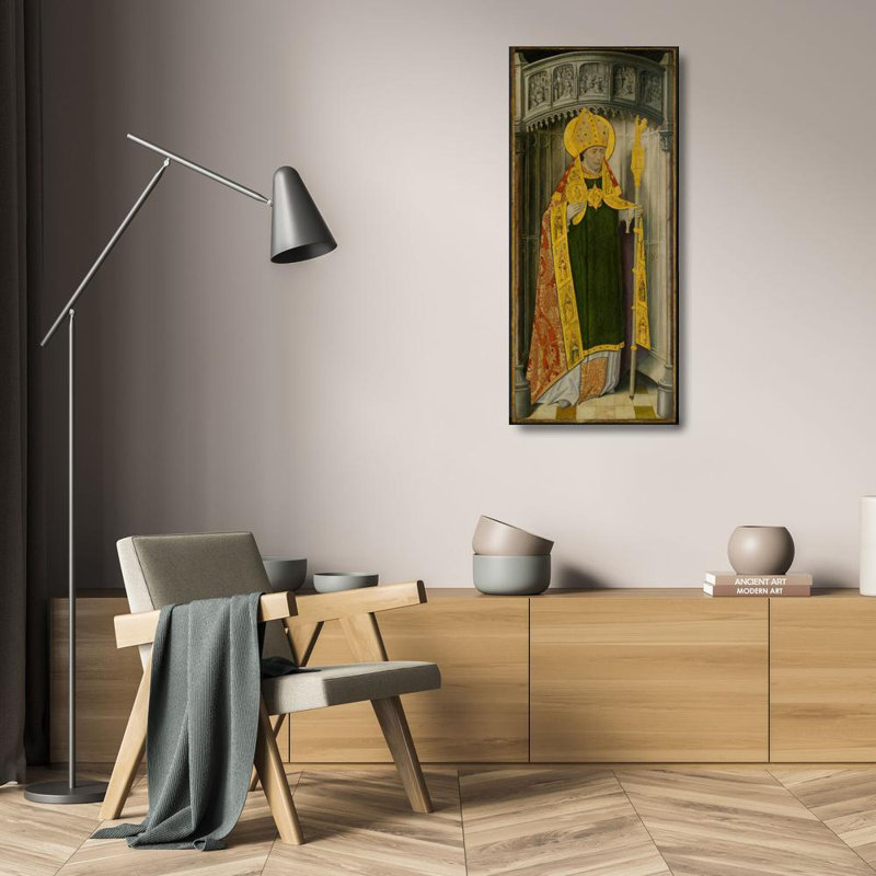 "Saint Honoré" par French School - Art mural sur toile tendue avec châssis, H 24 po x l 17 po