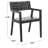 Radbroke 18'' H Leather Upholstered Armchair-675577274