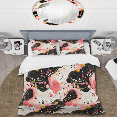 Ensemble de housse de couette Popart Dynamic Doodle Dots II