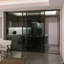 Cloison 3 panneaux coulissants en verre fumé avec structure en aluminium Silent Glide-49164191-49164197