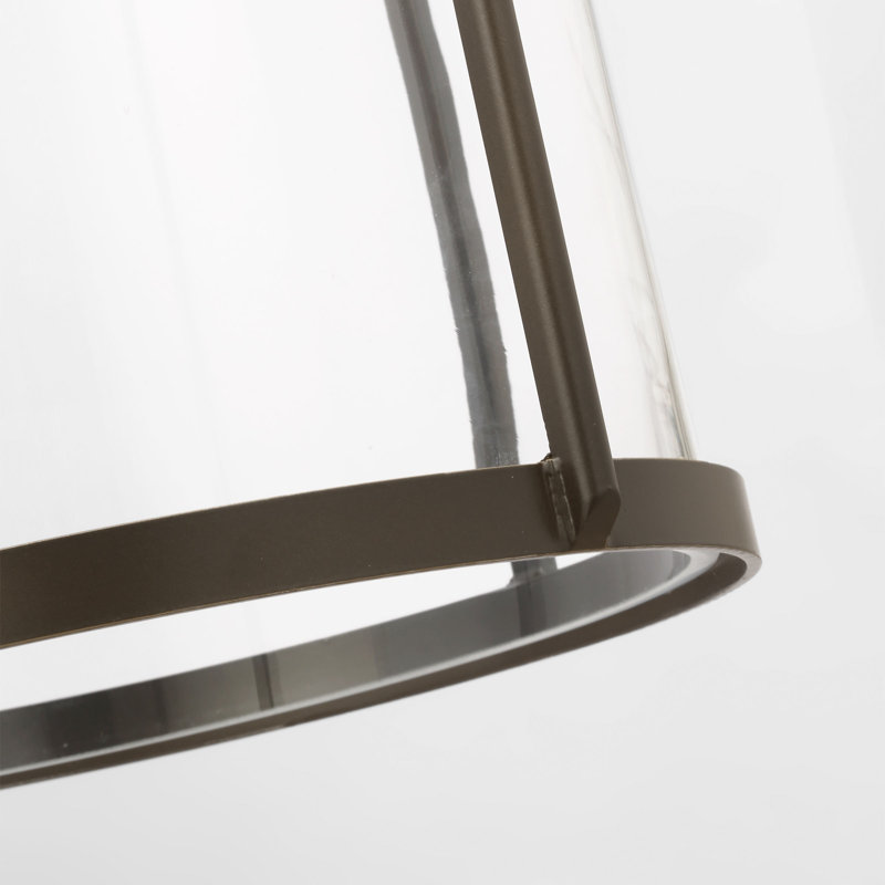 Luning Extra Large Lantern from Generation Lighting , Clear, Antique Bronze