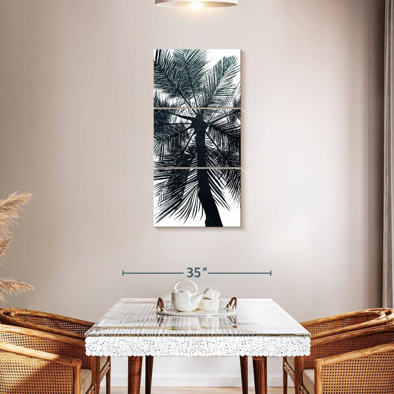 Miami Beach Palm Tree, 44" H x 21" W