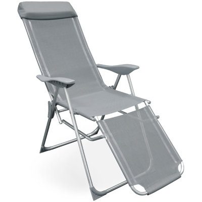 Beulah Reclining Sun Lounger with Cushion