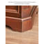 Table de chevet en bois massif de style rustique avec grand rangement pour la chambre à coucher