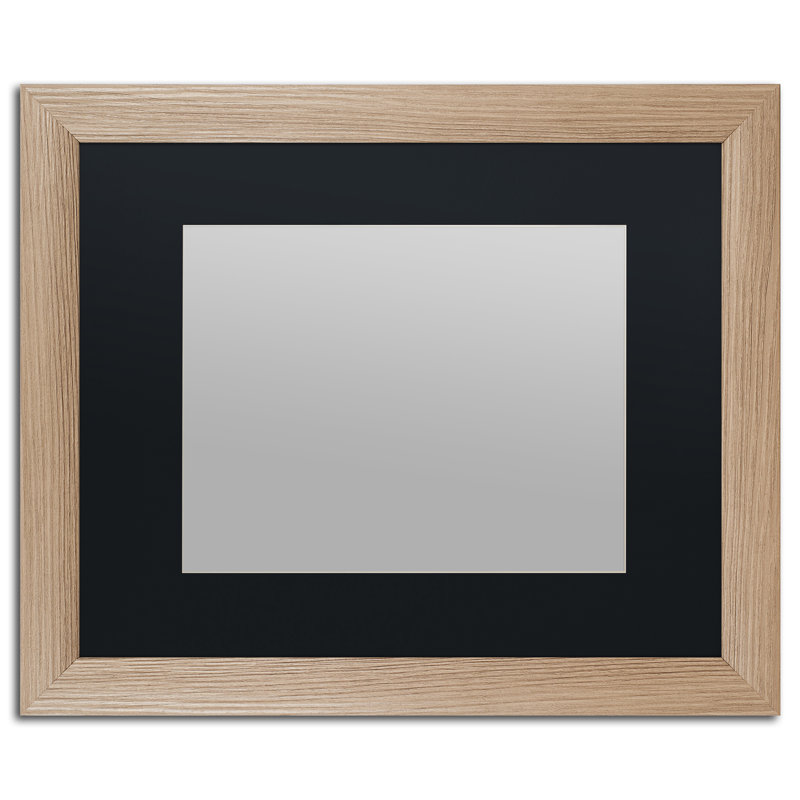 Traditional, 18.75" H x 18.75" W x 0.75" D, Wood Framed, Black