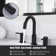 Widespread 2-handle Bathroom Faucet with Drain Assembly