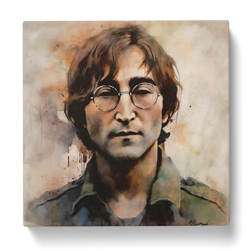 John Lennon Conceptual Art - Wrapped Canvas