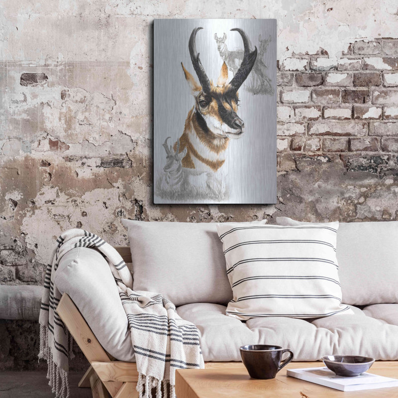 "Pronghorn" par Barbara Keith, H 36 po x l 24 po
