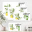 Bouquets de branches de citronnier en fleurs - Impression sur toile-59917490-59917493
