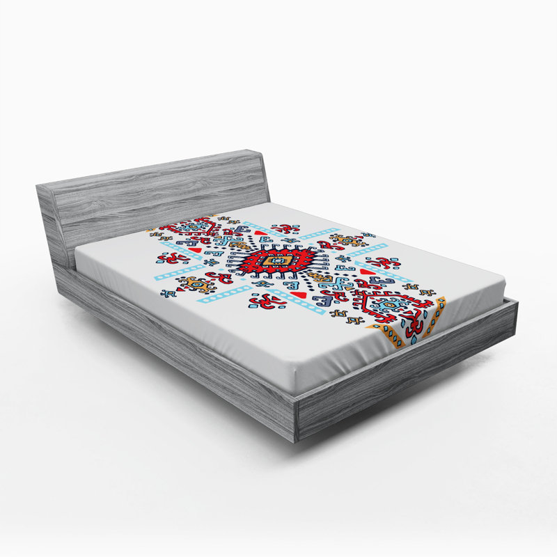 Microfiber Fitted Sheet, Full Fitted Sheet, Floral