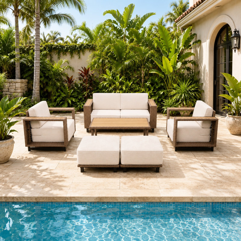 7-Piece Outdoor Patio Conversation Set