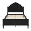 Lit plateforme, cadre en bois avec tête et pied de lit-129458467-129458470