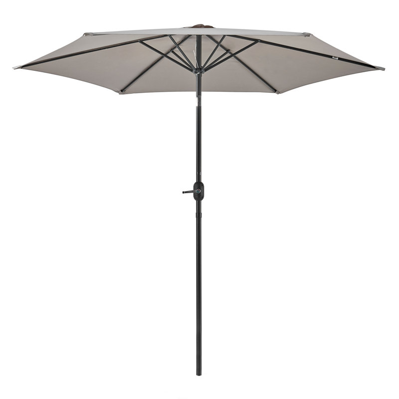 Telfair 270cm Market Parasol, Grey