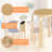Altonia 18 Inch Stackable Bentwood Dining Chairs with Round Top,Set of 4-1311081689