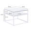 60cm Glass Top Console Table-1949207467
