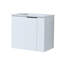 Meuble-lavabo avec lavabo 22 po pour petite salle de bain, meuble-lavabo flottant avec porte à fermeture douce, petit meuble-lavabo avec lavabo