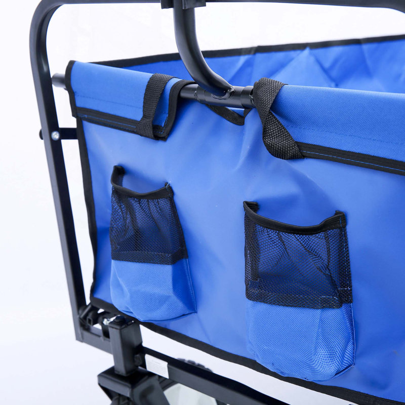 Chariot de plage pliable, Bleu