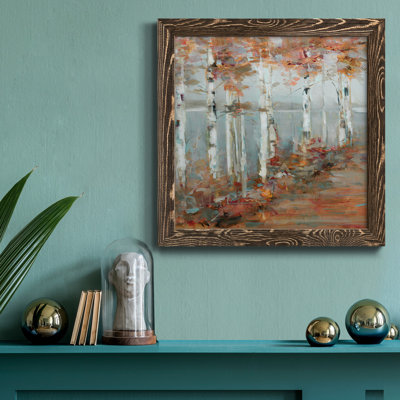 Blush Solace - peinture sur toile encadrée