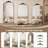 Arched Full Length Mirror, 71"x28" Floor Mirror with Carved, Full Body Mirrors for HomeDecor, Standing/Halling Large Wall Mirror for Bedroom, Living Room, Cloakroom, Black, Retro Style-223583922