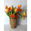Arrangement mixte dans un vase