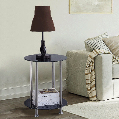 Suleymi Four Leg Round Side Table