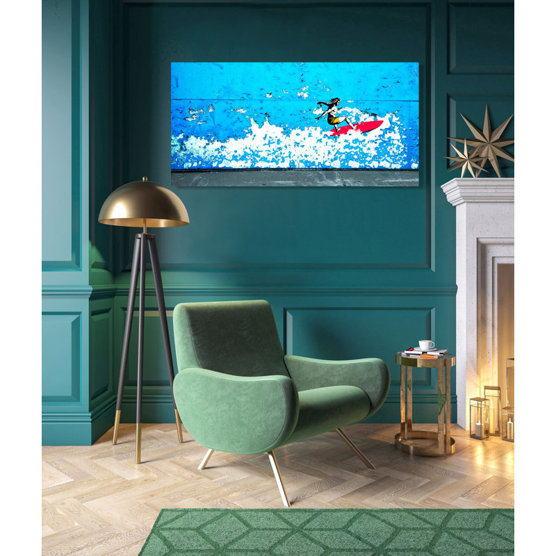 Off The Wall - Wrapped Canvas Print, 70cm H x 140cm W x 4cm D