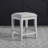 Aelia 3 Piece Sofa Table Set W/ 2 Upholstered Stools