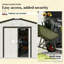 Remise de rangement extérieure avec espace de rangement spacieux, remise pour outils de jardin, remise de jardin en métal-135814808