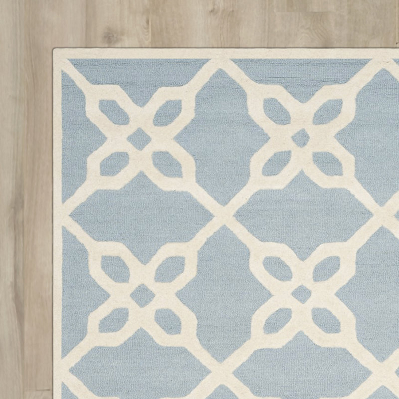 Hollins Cambridge Hand Tufted Wool Geometric Rug, Rectangle 5' x 8'