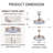 42.1" Modern Ceiling Fan With Light, Bluetooth Speaker, Colorful Changing, Remote & App Control, Mute Motor