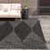 Abdulazeez Irielle Geometric Black Indoor/Outdoor Area Rug