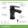 Identity Single-handle Bathroom Faucet with Push Pop Drain