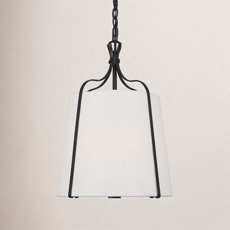 1 - Light Bell Pendant, 19.63" H x 14.25" W x 14.25" D, Smith Steel