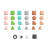 Bright Beginnings Commercial Grade 256 Piece Shape Set for Modular STEAM Wall Systems (Not Included)-86004653