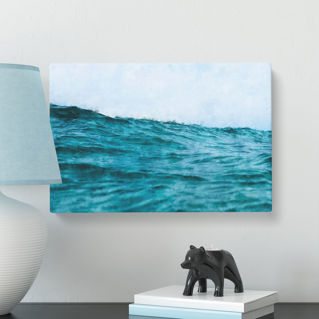 Ocean Wave in Morocco - Wrapped Canvas