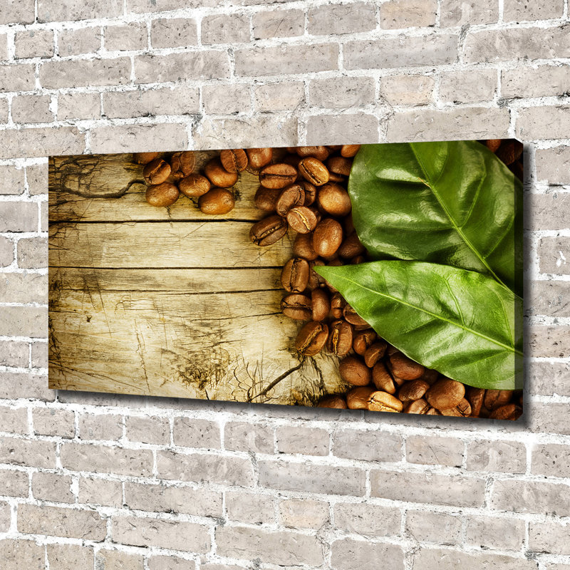 Coffee And Bay Leaf - Wrapped Canvas Print, Canvas, 70cm H x 140cm W x 2cm D