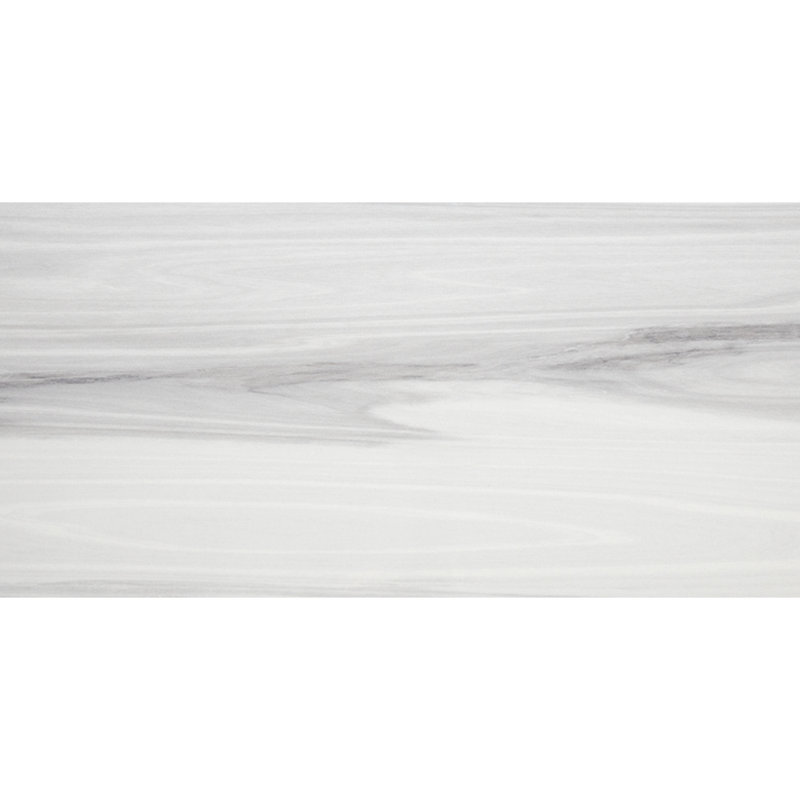 Soho 12" x 24" Glossy Porcelain Floor and Wall Tile, Silver