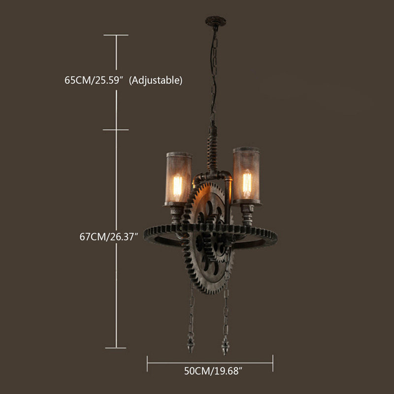 Croland 2 - Light Geometric Chandelier