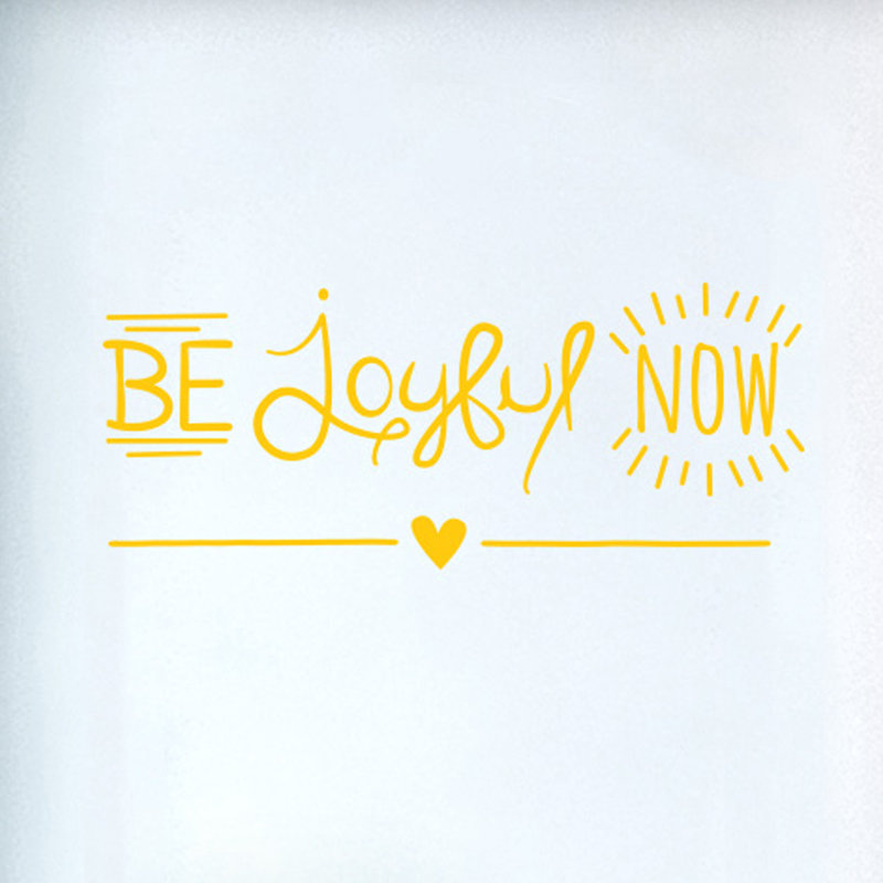 Non-Wall Damaging Wall Decal, Dark Yellow