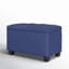Banc de rangement rembourré en tissu Bacca-681899098