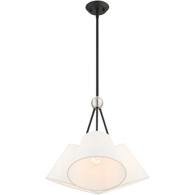 Lustre classique à 3 lumières