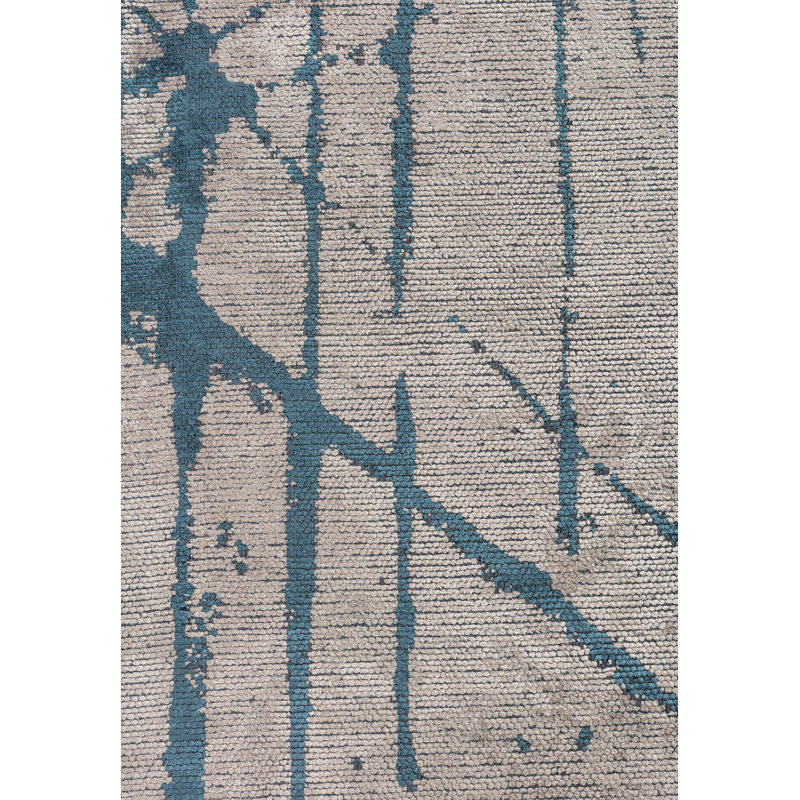 Davana Abstract Hand Loom Indoor / Outdoor Area Rug, Rectangle 7'10" x 9'10"