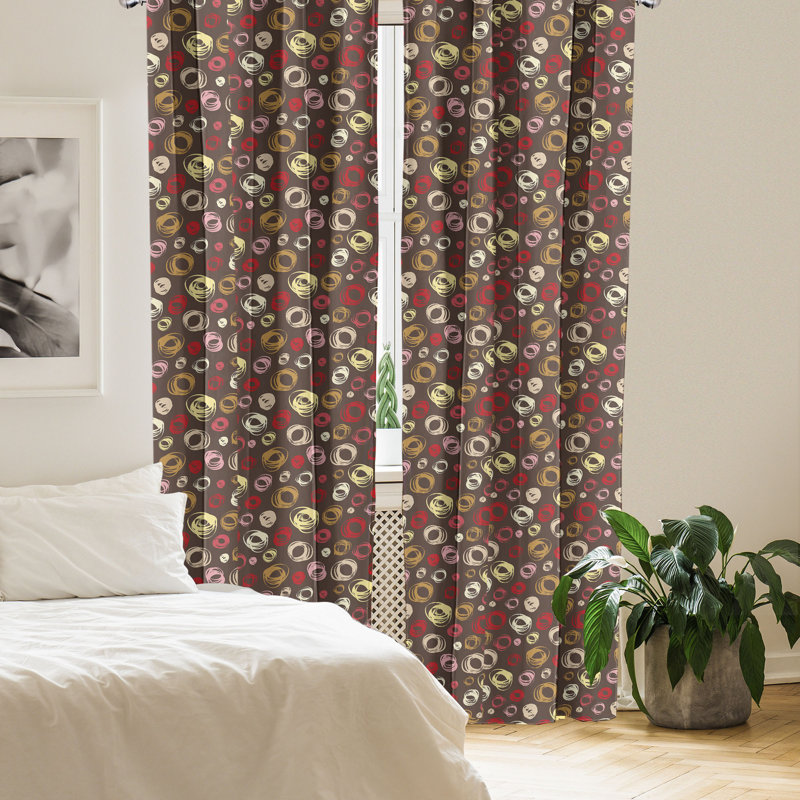 Semi Sheer Curtain Pair, 28" W x 95" L