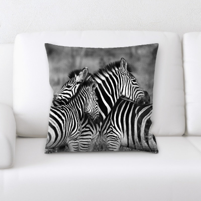 Microsuede Throw Pillow
