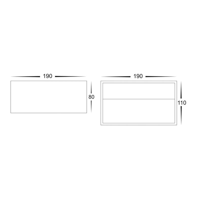 Izmir Outdoor Flush Mount, White