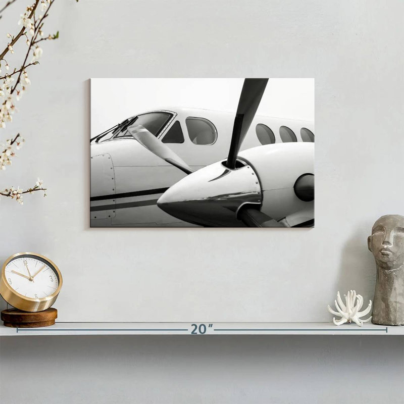 Mehar Private Jet Propeller, 8" H x 12" W