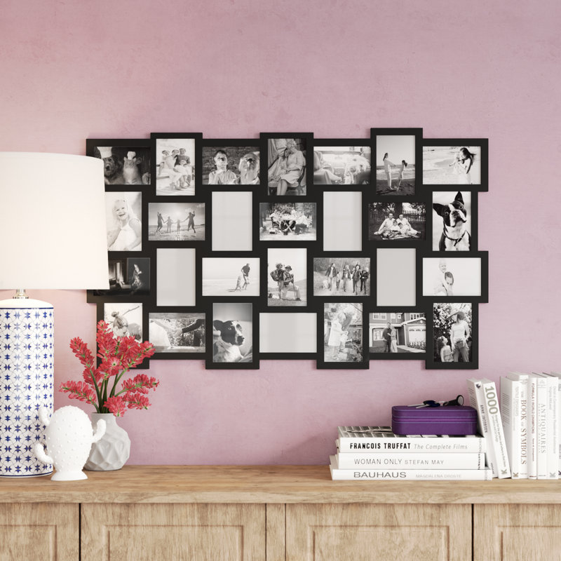 Baldemar Black Solid Wood Picture Frame