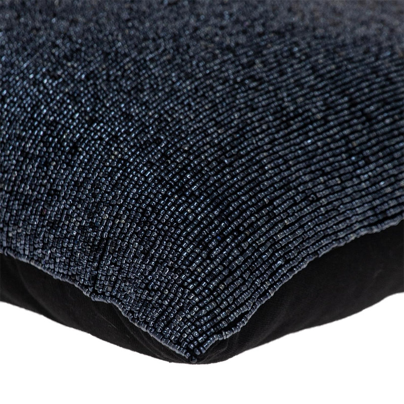 Coussin décoratif, Bleu métallique